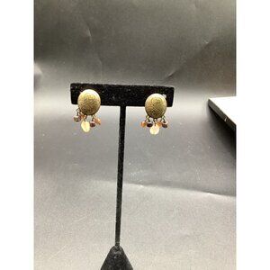 Vintage screwback napier boho style earrings